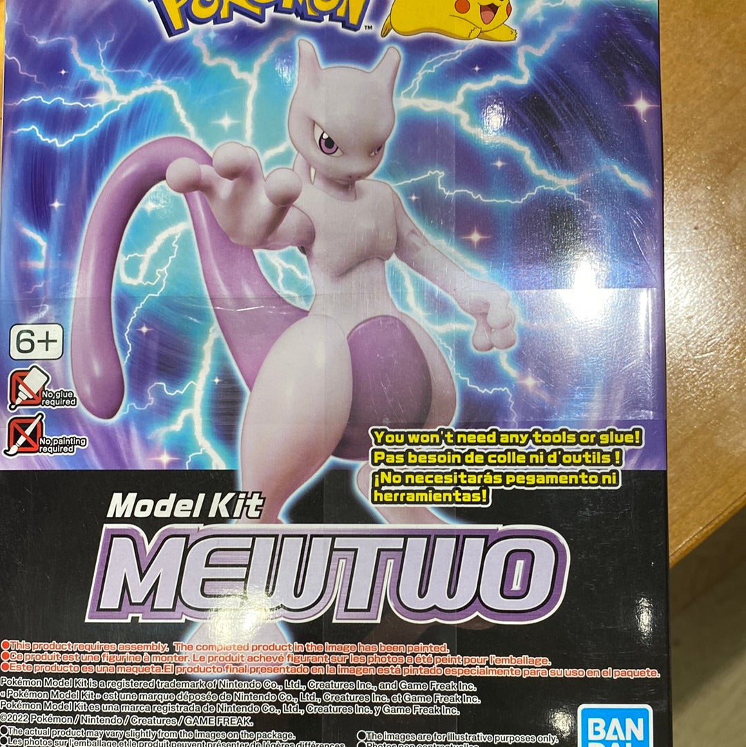 Bandai Spirits Pokemon Model Kit Mewtwo – Boba Hero Lv Up