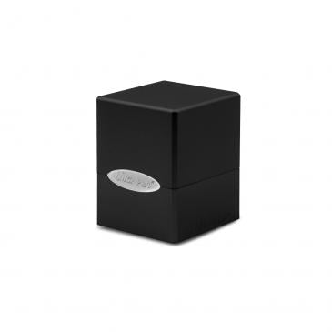UP DECK BOX SATIN CUBE JET BLACK