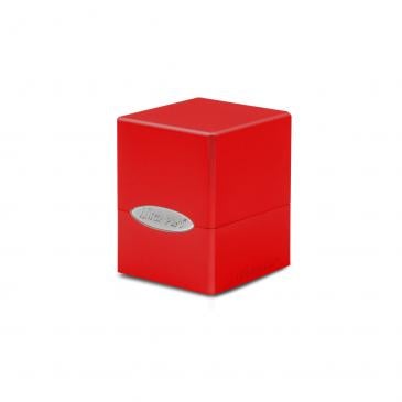 UP DECK BOX SATIN CUBE APPLE RED