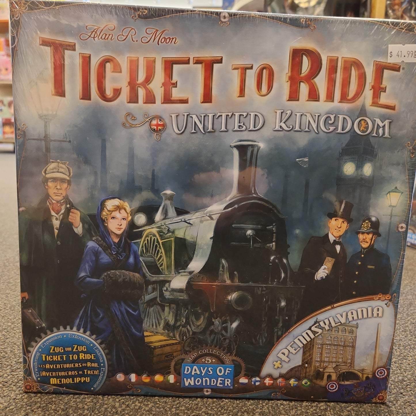 Ticket to Ride: United Kingdom + Pennsylvania