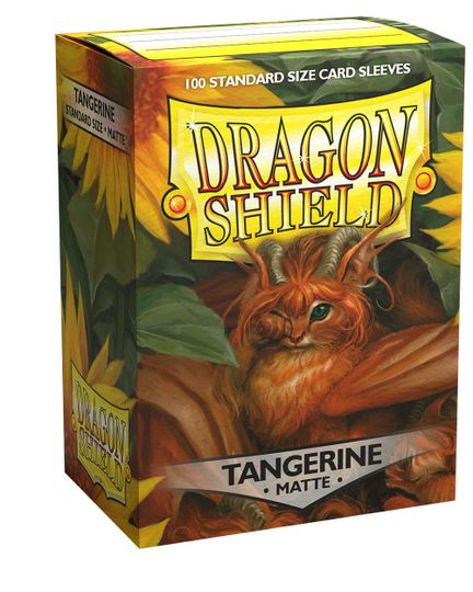 Dragon Shield Matte Sleeves - Tangerine (100-Pack)