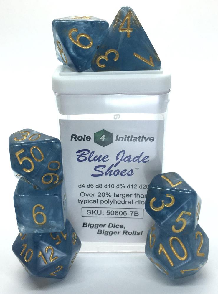 7-Die Set - blue jade shoes