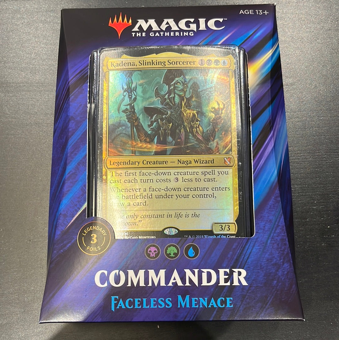 Magic: the Gathering Commander 2019 Faceless Menace Deck 