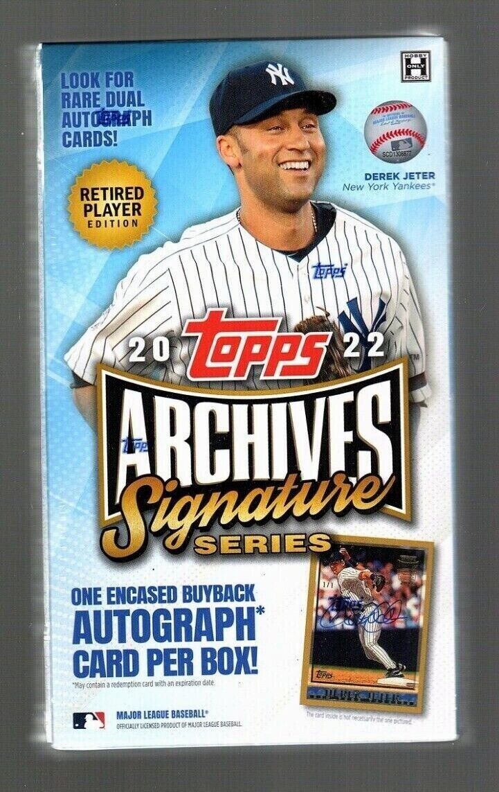 2022 Topps Archives Signature Series Retired Player Edition