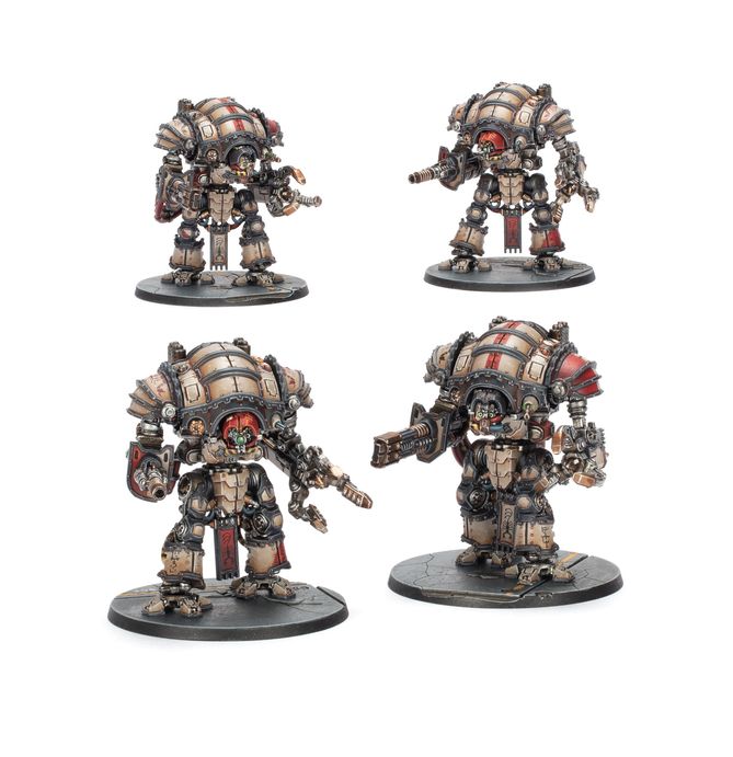 War hammer The Horus Heresy: Questoris Knight Magaera and Styrix