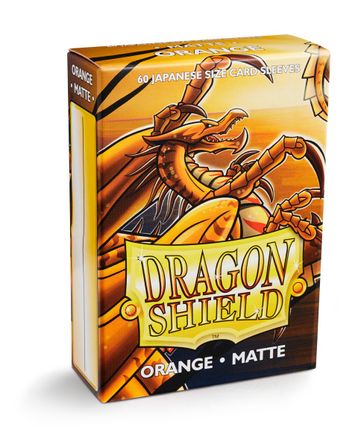 Dragon Shield Matte Japanese Sleeves - Orange (60-Pack)