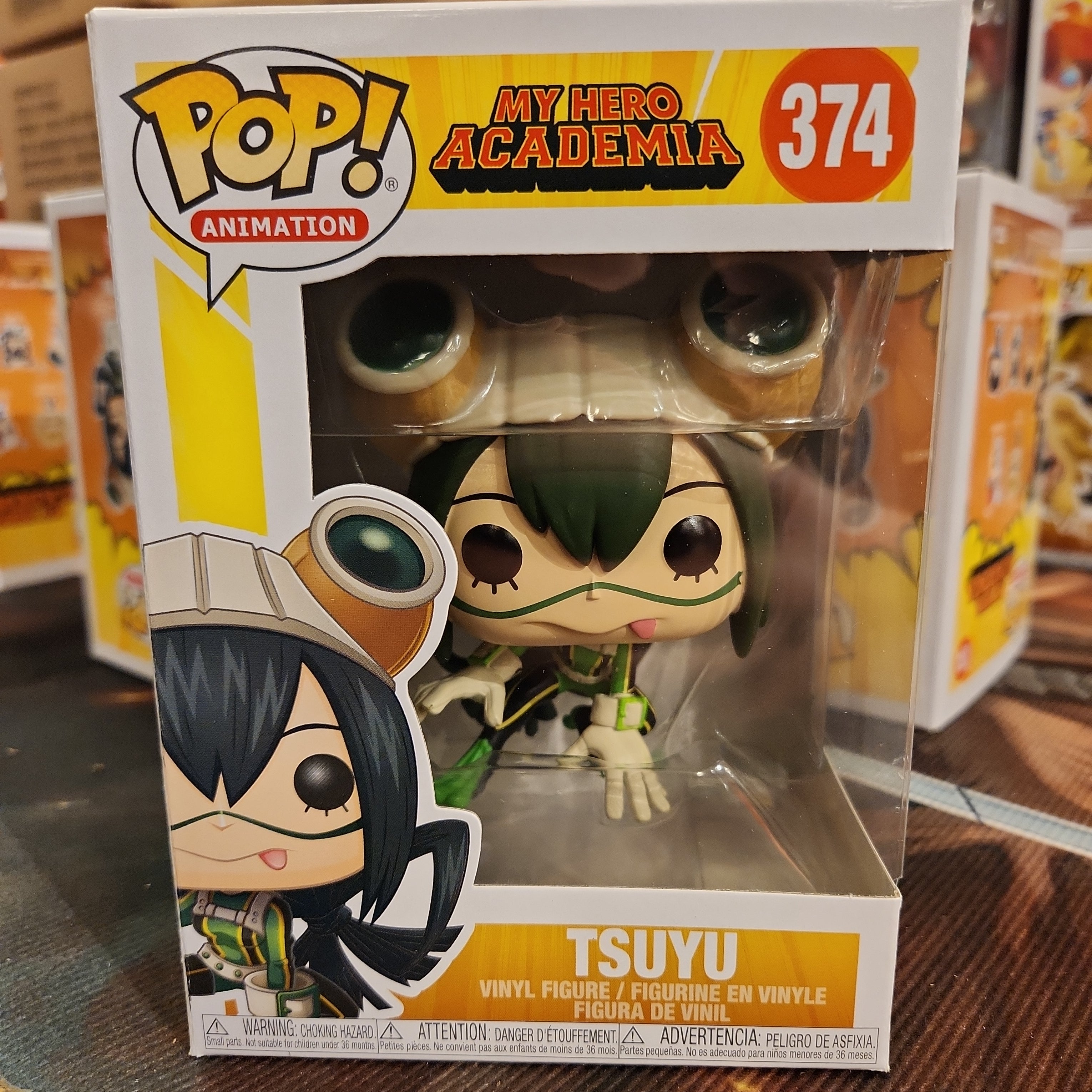 Funko Pop My Hero Academia Tsuyu 374 – Boba Hero Lv Up