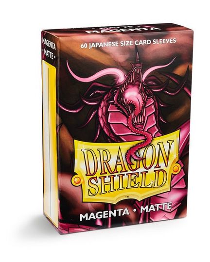 Dragon Shield Matte Japanese Sleeves - Magenta (60-Pack)