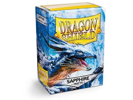 Dragon Shield Matte Sleeves - Sapphire (100-Pack)