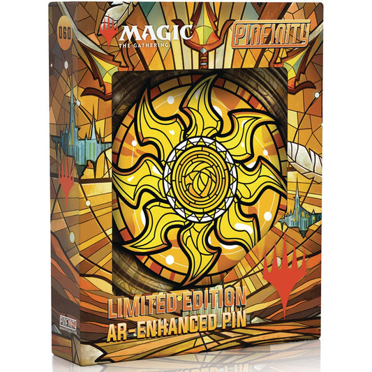 MTG Stained Glass- Plains, Limited Edition AR Pin