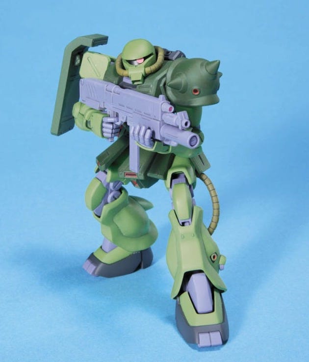 Bandai HGUC #87 1/144 Gundam MS-06FZ Zaku II Kai – Boba Hero