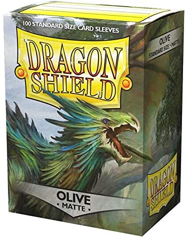 Dragon Shield Matte Sleeves - Olive (100-Pack)