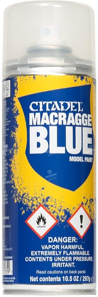 Macragge blue spray paint citadel