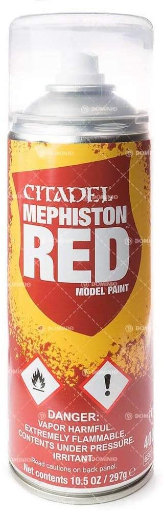 Mephiston red spray paint citadel