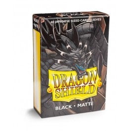 Dragon Shield Matte Japanese Sleeves - Black (60-Pack)