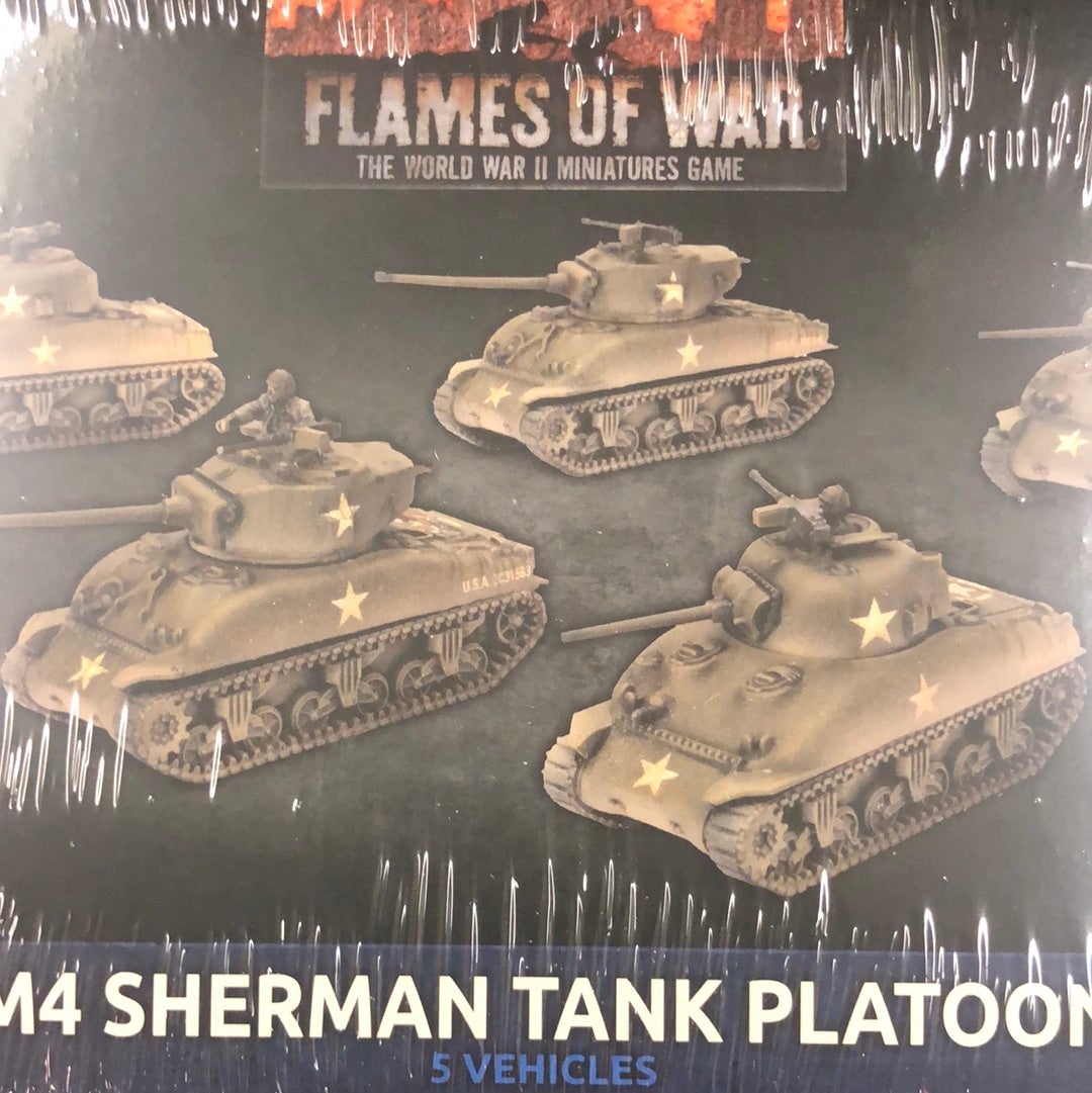 M4 Sherman tank platoon