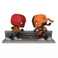 SDCC 2020 POP Comic Moment DC Red Hood vs Death stroke PX fig