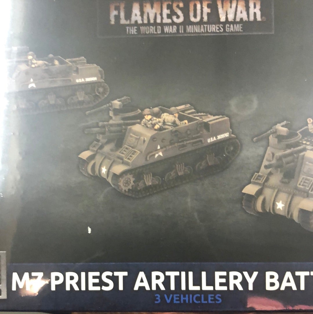M7 priest artillery battery
