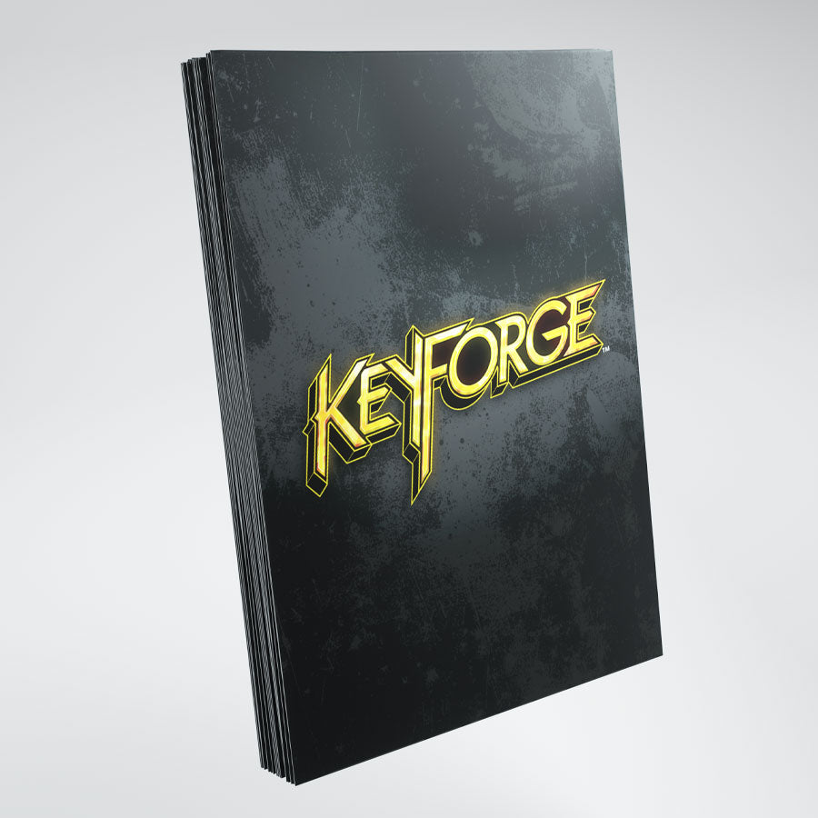 KeyForge Logo Sleeves: Black